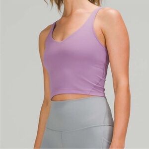 NWT 12 Lululemon Rosebloom Align Tank Sports Bra Mauve Purple
